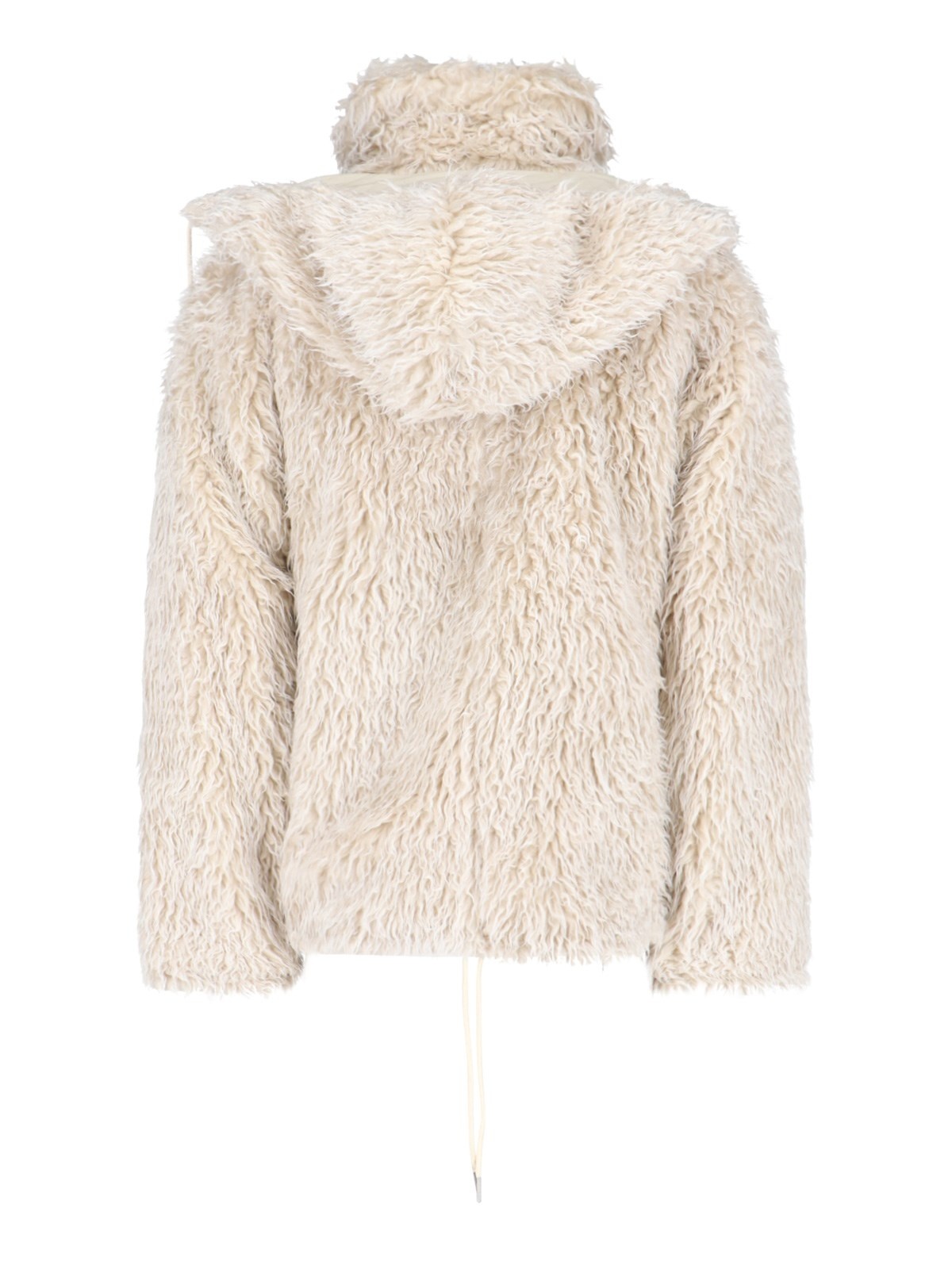 FAUX SHEARLING HOODED JACKET - 2