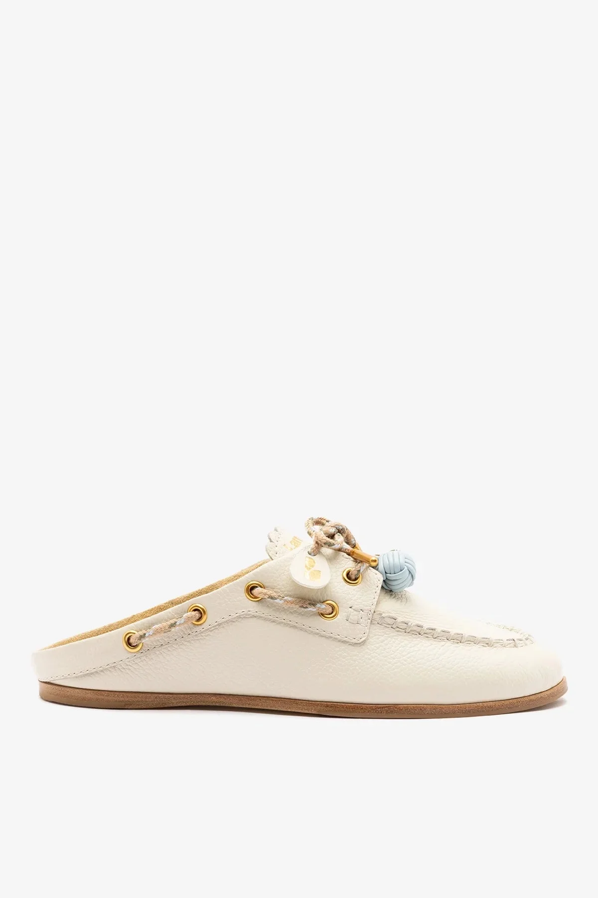 Cyprus Mule Ivory Leather - 1