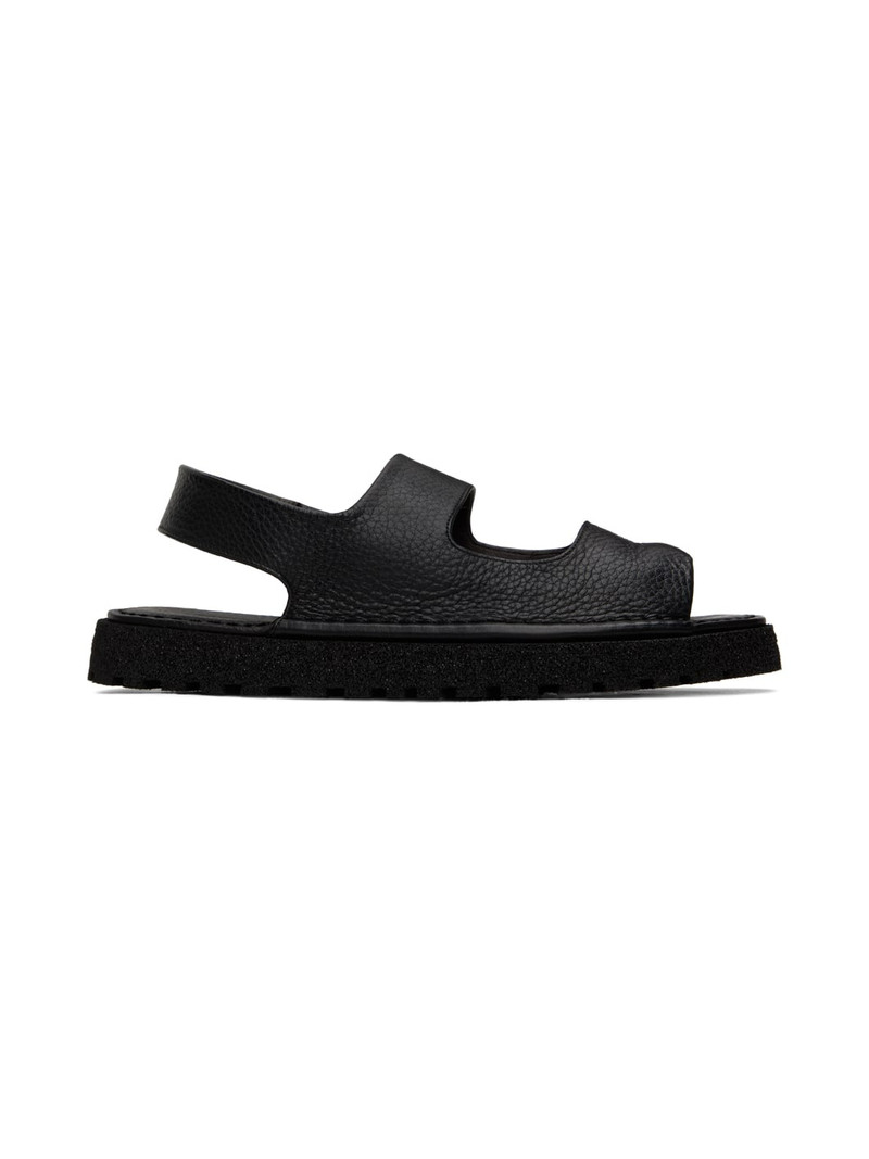 Black Gomme Sanpomice Sandals 1