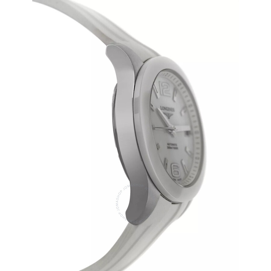 Pre-owned Longines Conquest Quartz White Dial Ladies Watch L3.655.4.86.2 - 3