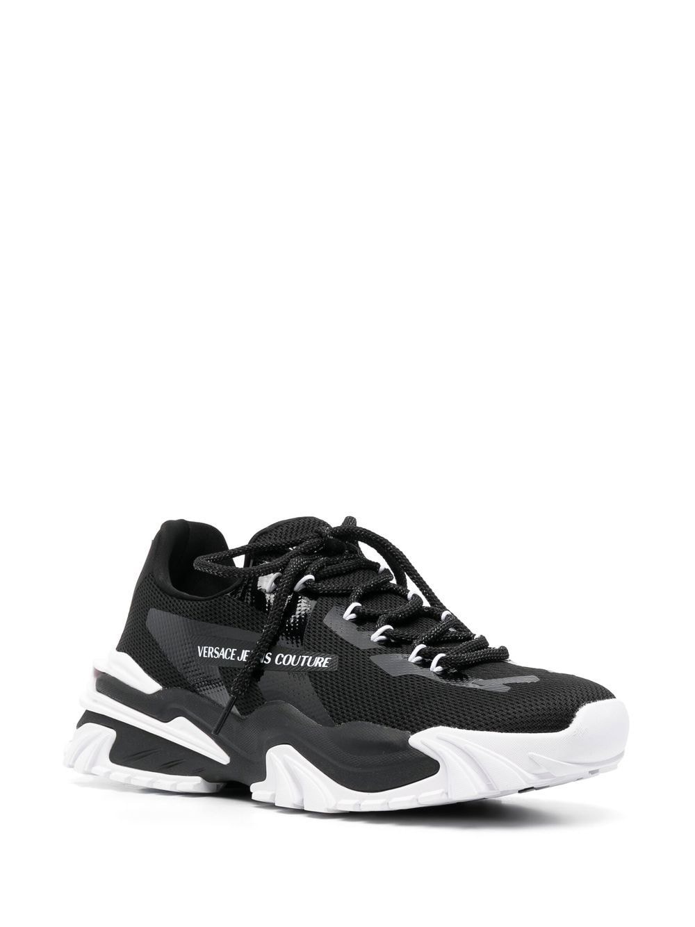 logo-print low-top sneakers - 2