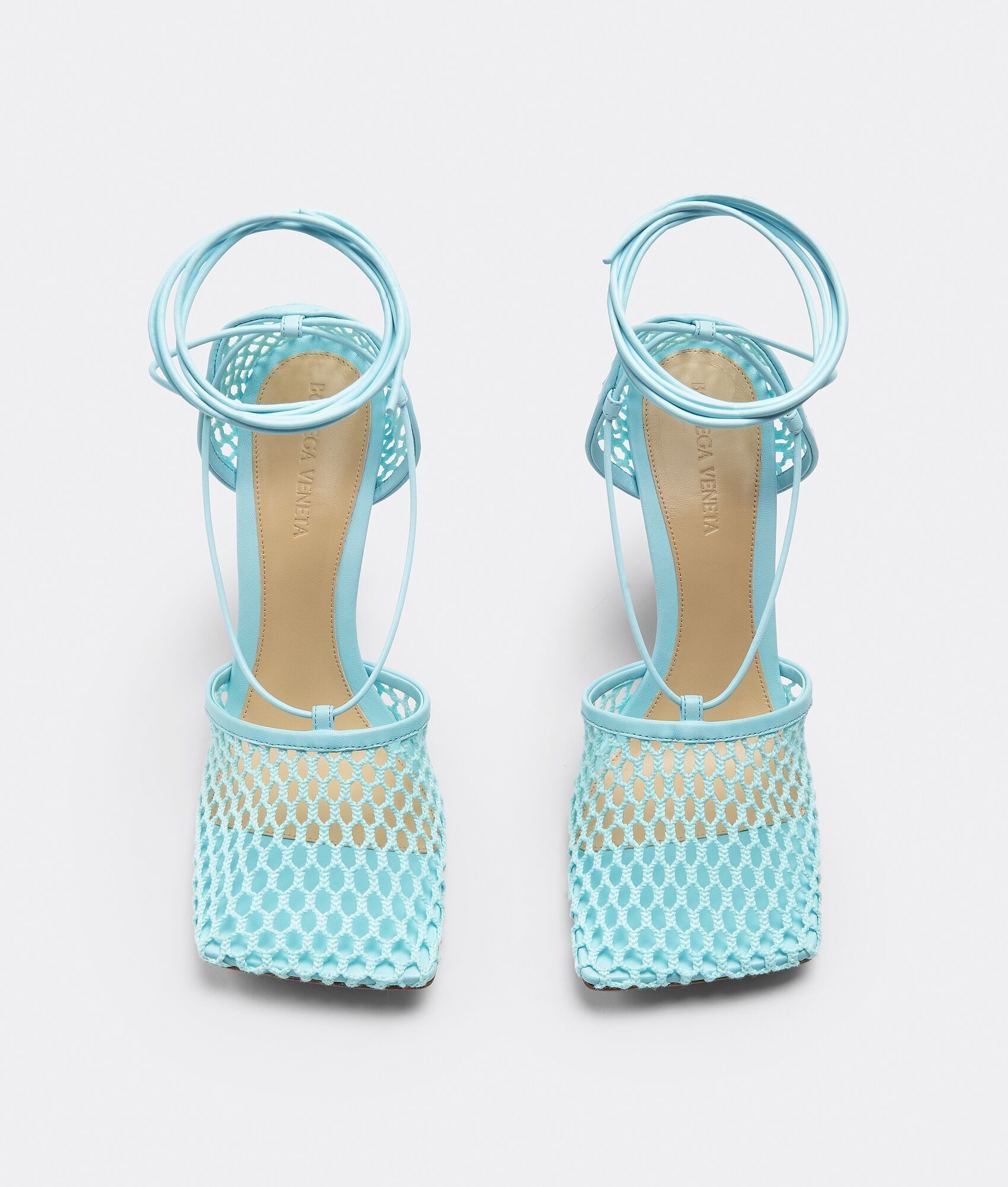 stretch lace-up sandal - 4