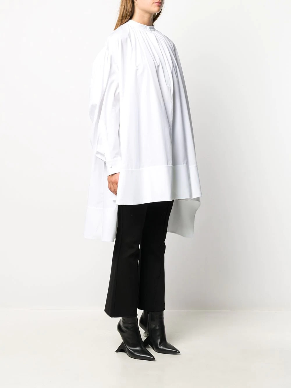 oversized bishop sleeve shirt - 3