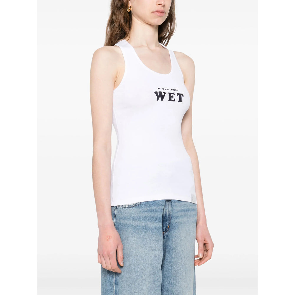 Stella Mccartney White Tops - Vests & Tank Tops Women - 3