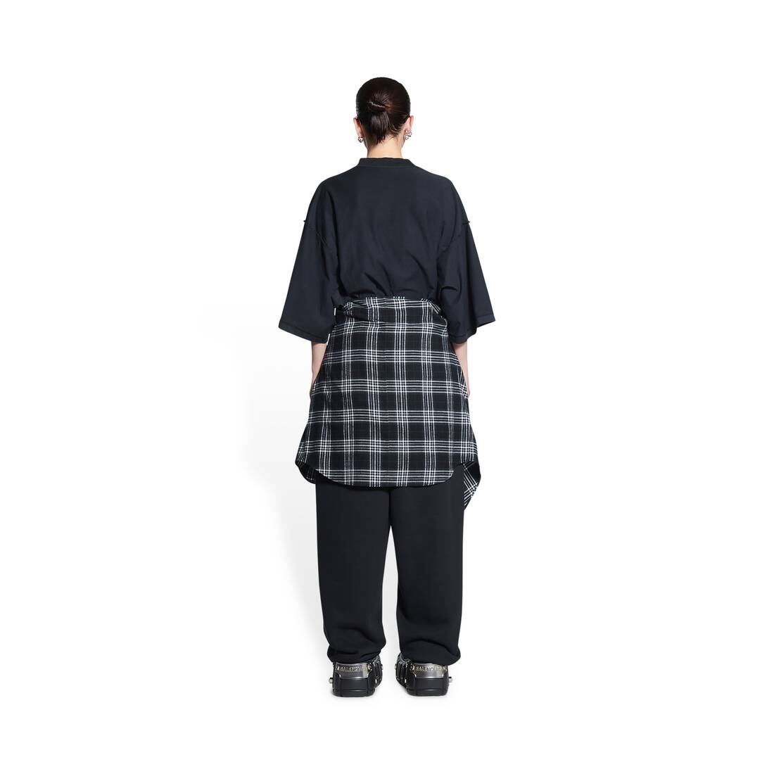 Men's Knotted Shirt in Black - 4
