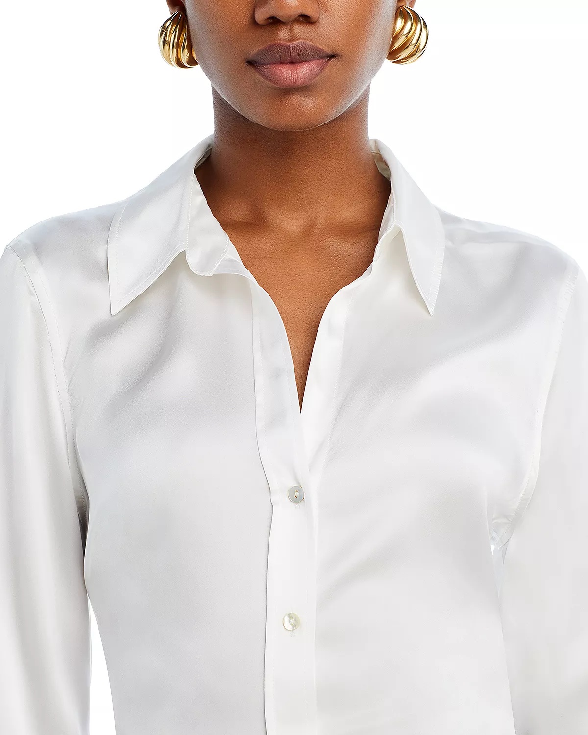 Dani Silk Charmeuse Blouse - 4