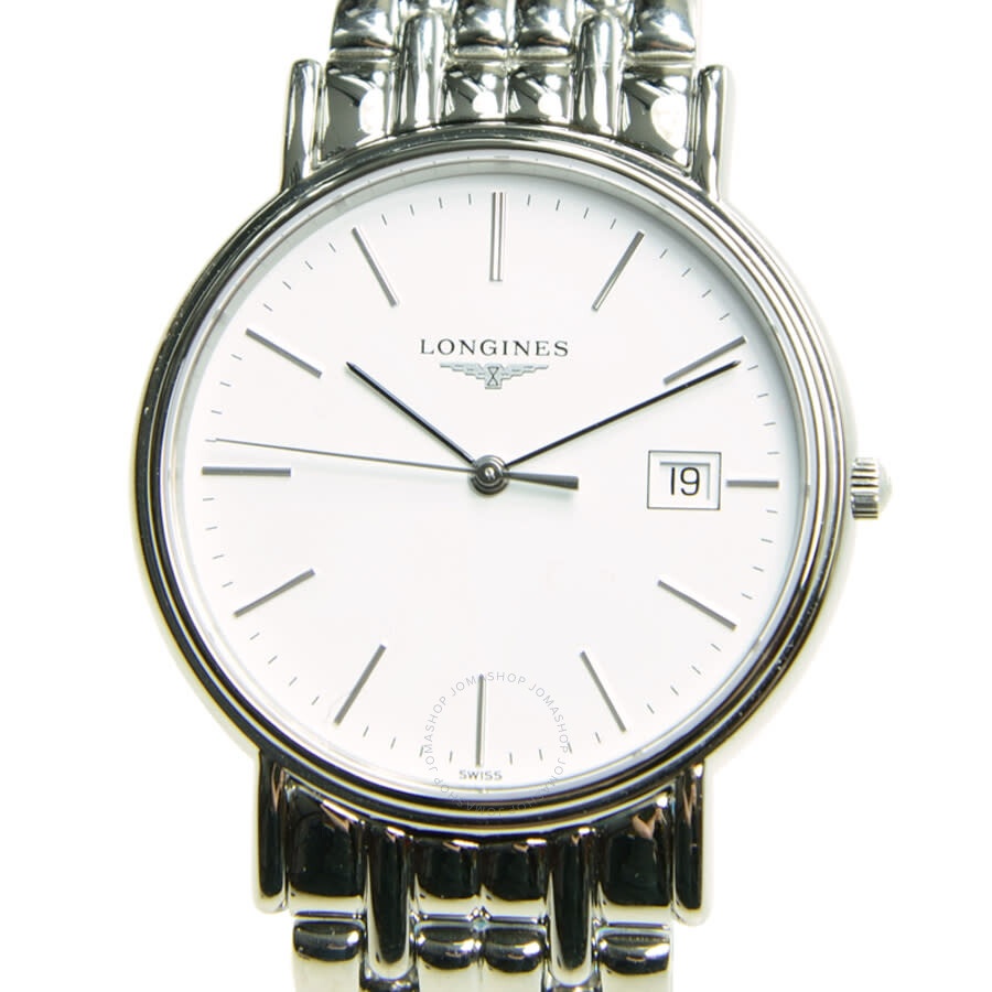 Longines PRESENCE White Dial Men's Watch L4.790.4.12.6 - 2