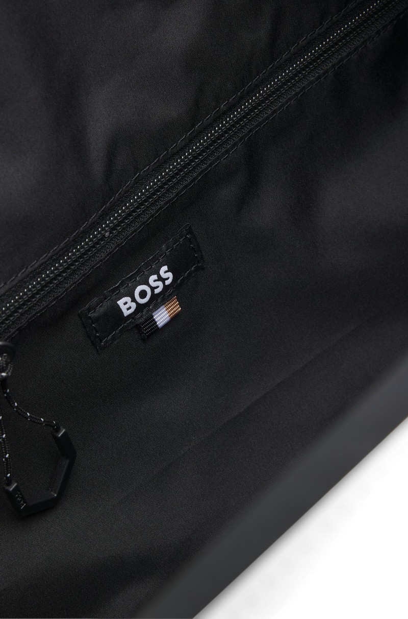 FAUX-LEATHER HOLDALL WITH REFLECTIVE ZIPS 6