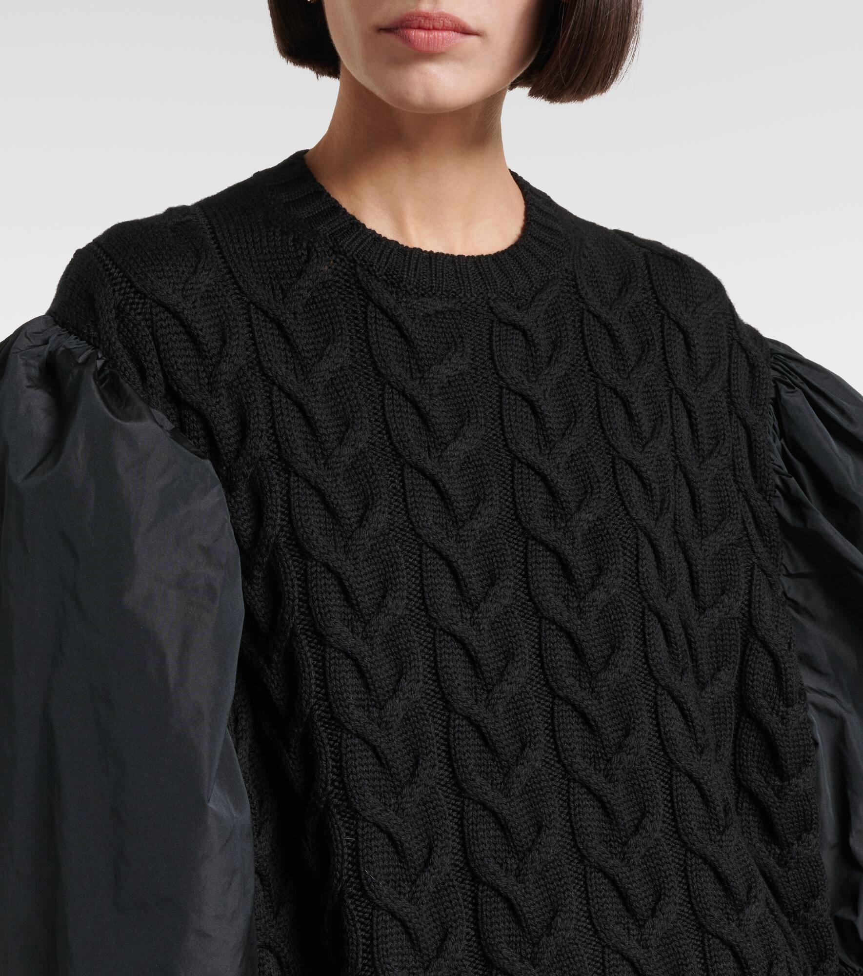 Ancella knitted wool minidress - 4