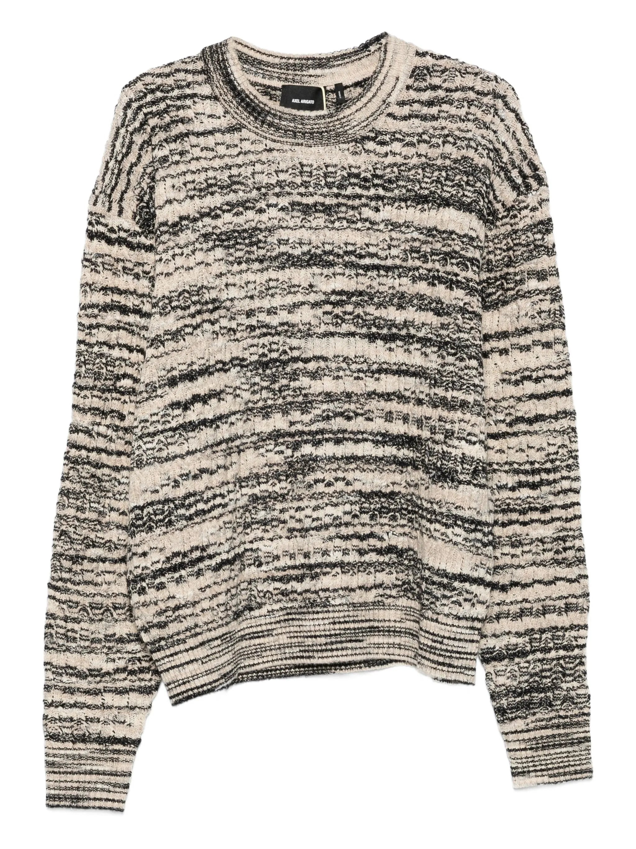 Axel Arigato Marl-knit Crew-neck Sweater - 1