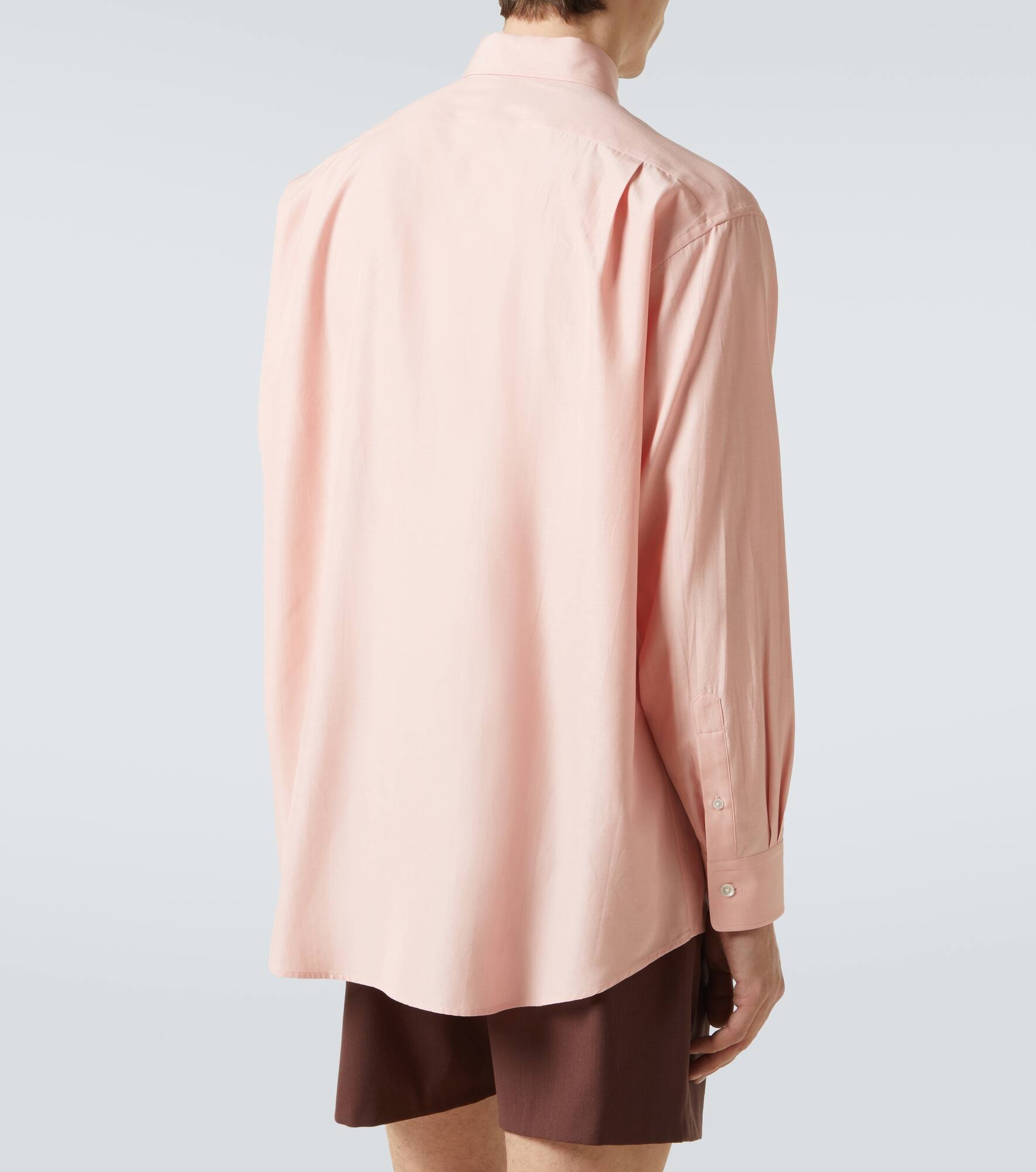 Silk broadcloth shirt - 4