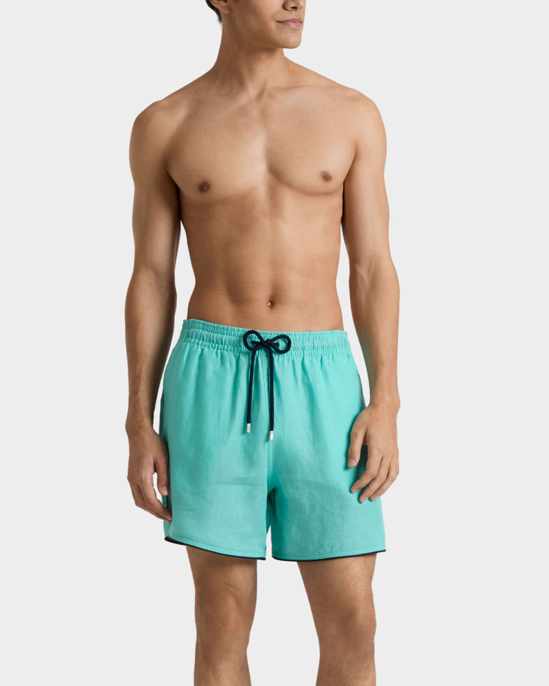 Vilebrequin MEN LINEN SWIM TRUNKS SOLID outlook