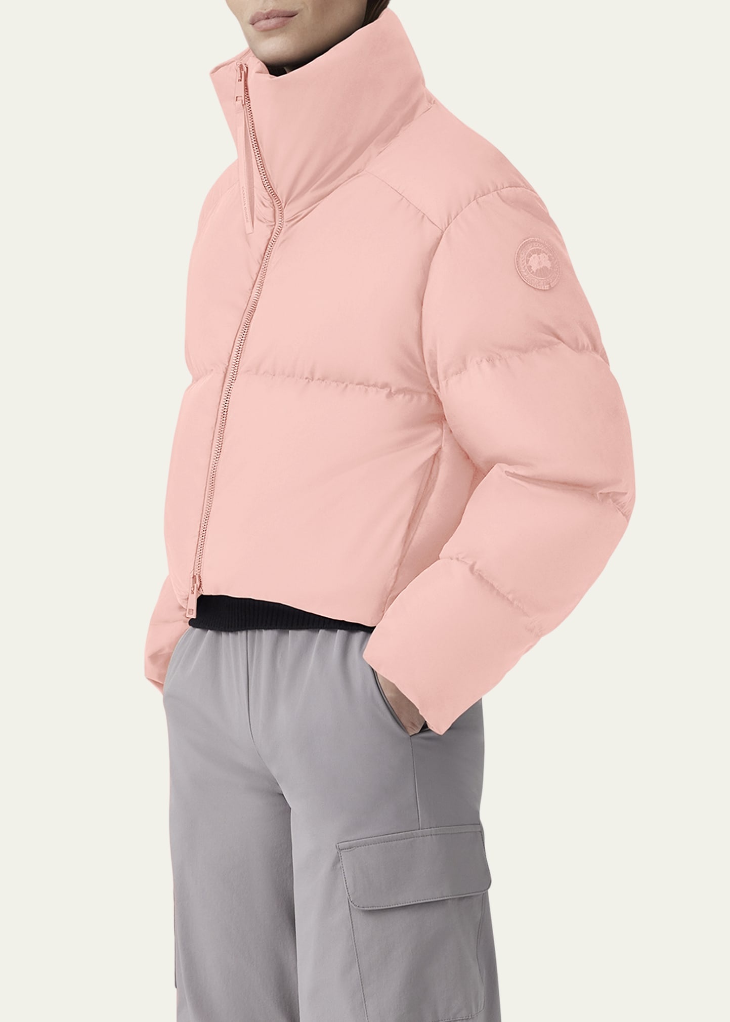 Garnet Cropped Puffer - 4