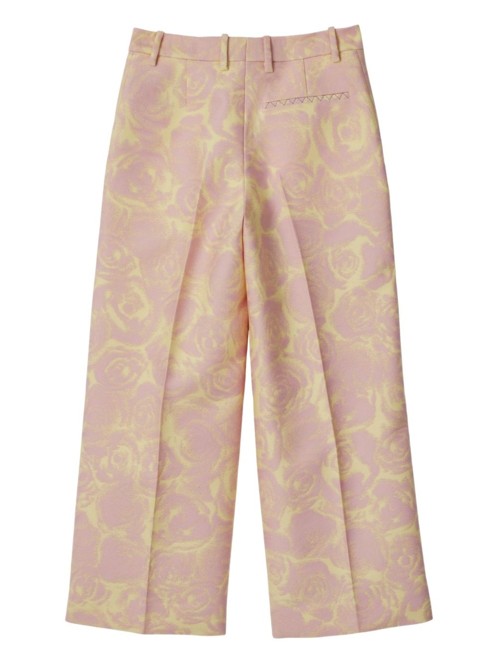 floral-print trousers - 2