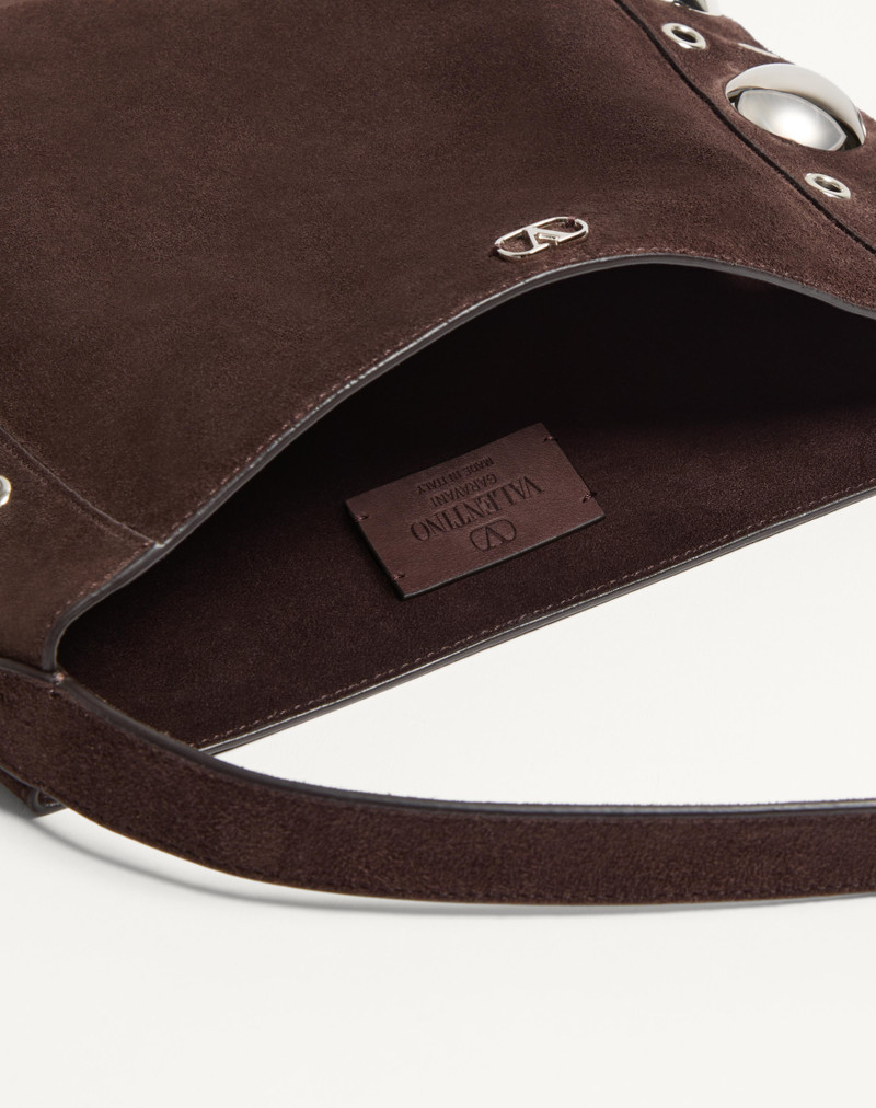 Valentino VALENTINO GARAVANI NELLCÔTE SUEDE SHOULDER BAG WITH FRINGES outlook