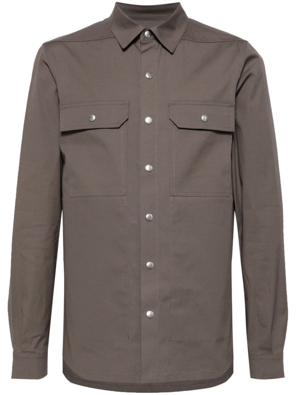 cotton shirt jacket - 1
