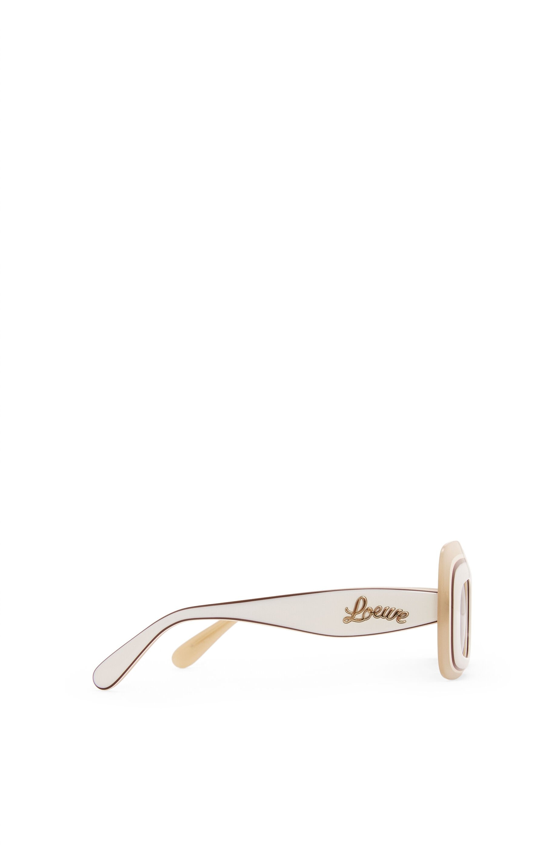Multilayer Rectangular sunglasses in acetate - 3