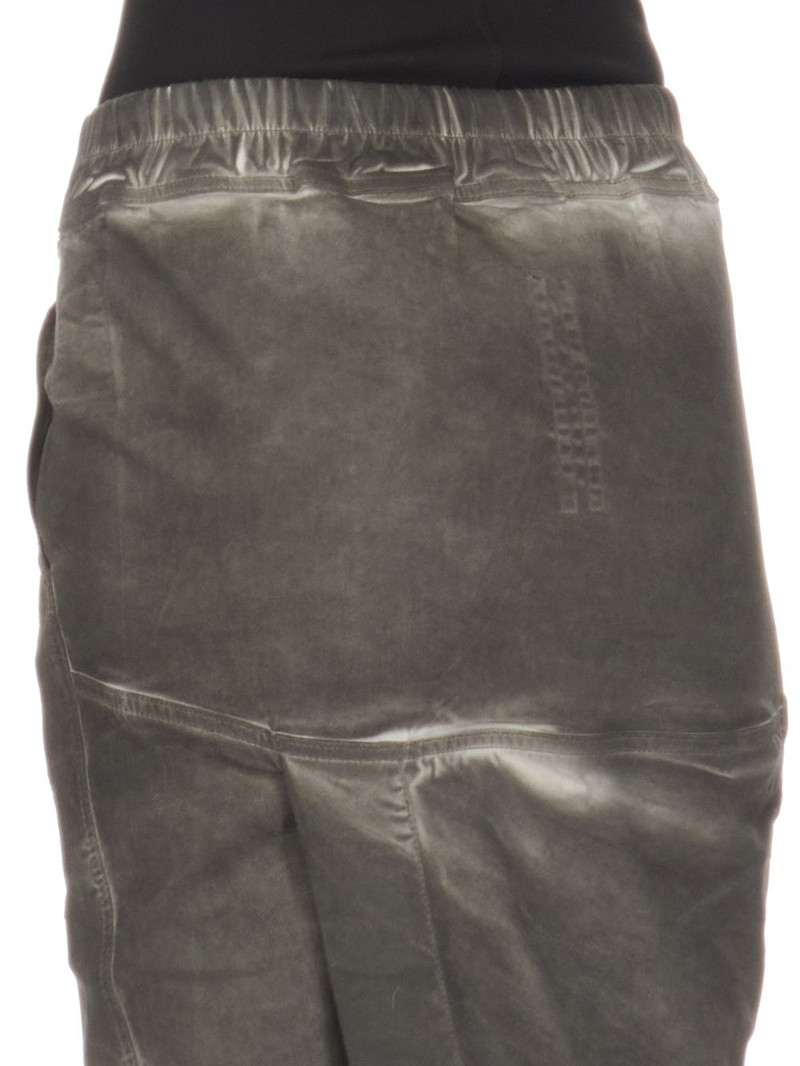 Gray Pull On Pillar Denim Maxi Skirt 5