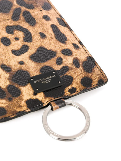 Dolce & Gabbana leopard print card holder outlook