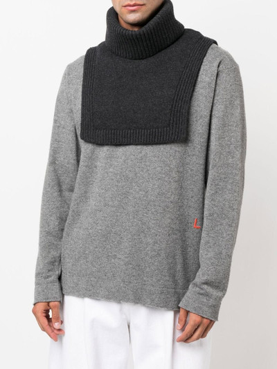 A.P.C. chunky ribbed-knit scarf outlook