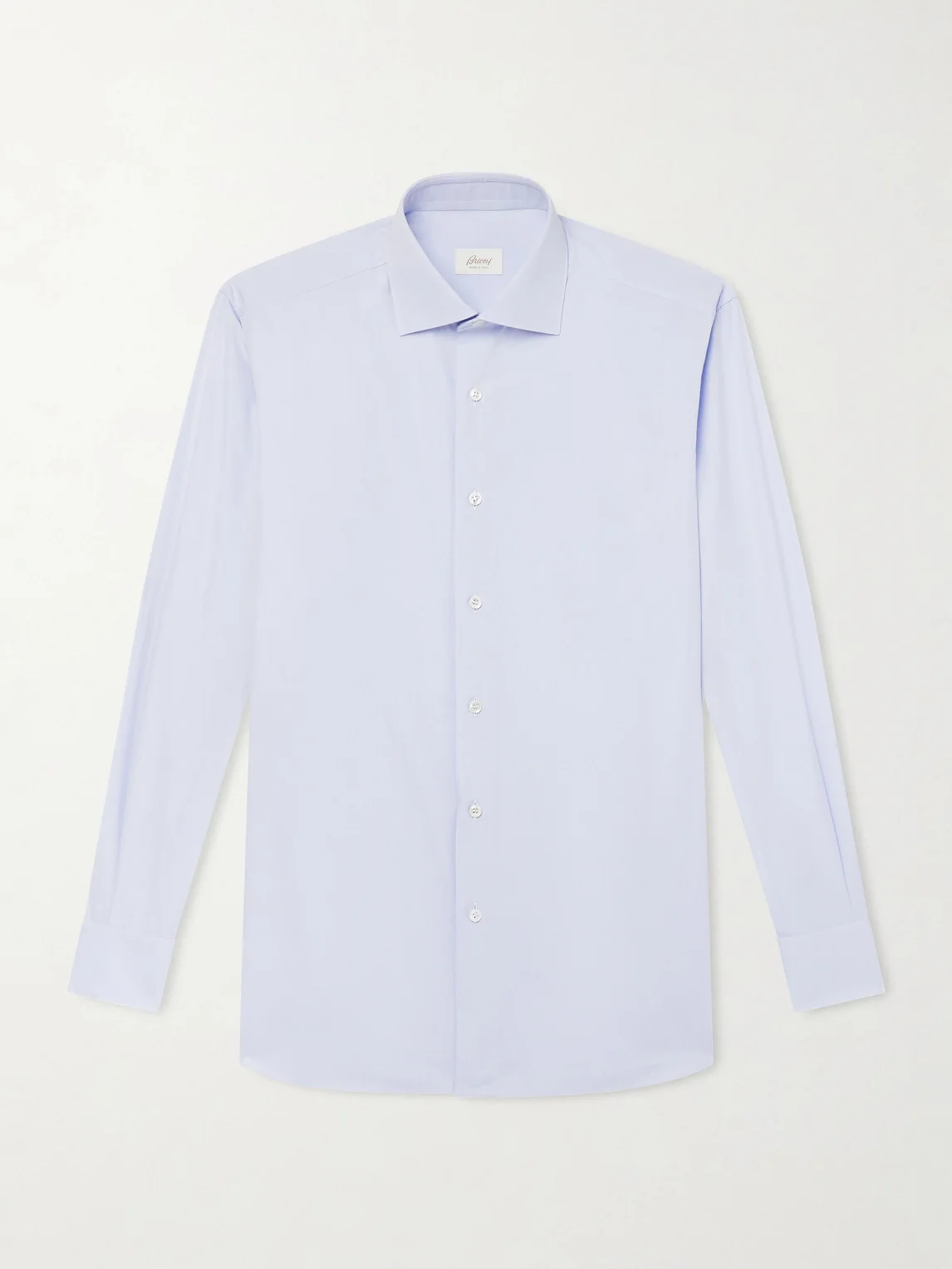 Cutaway-Collar Cotton-Poplin Shirt - 1