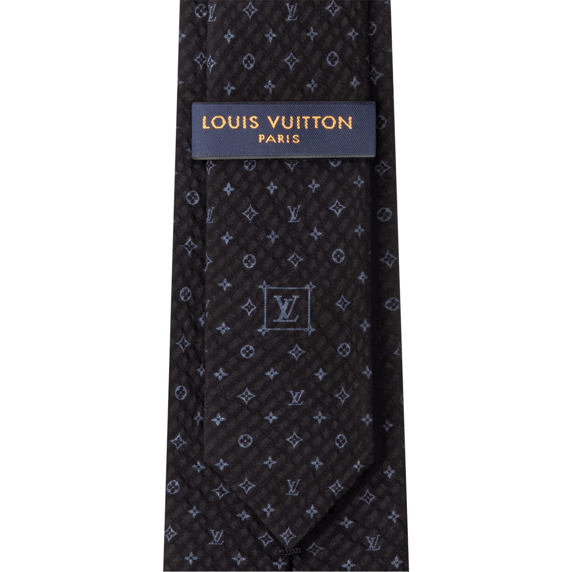 Monogram Relief Tie - 4