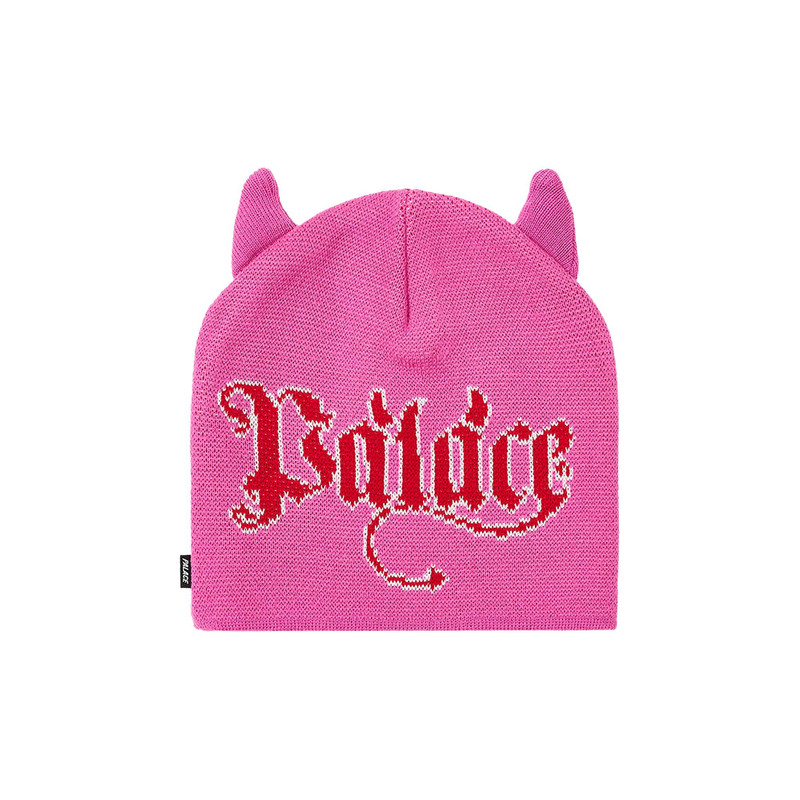 Palace Horny Nein Cuff Beanie 'Shock Pink' - 1