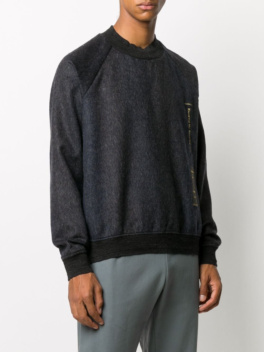 embroidered wool sweatshirt - 3