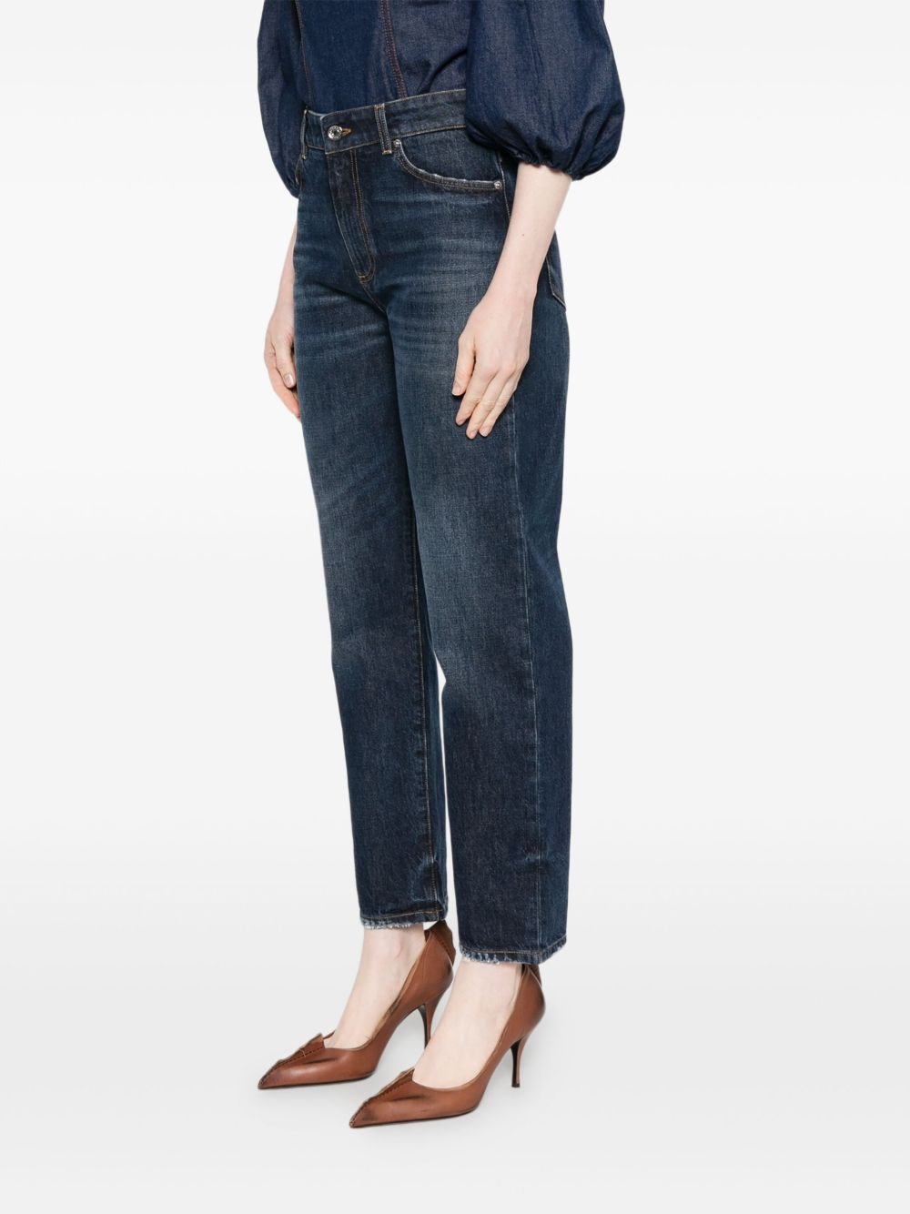 frayed-hem jeans - 3