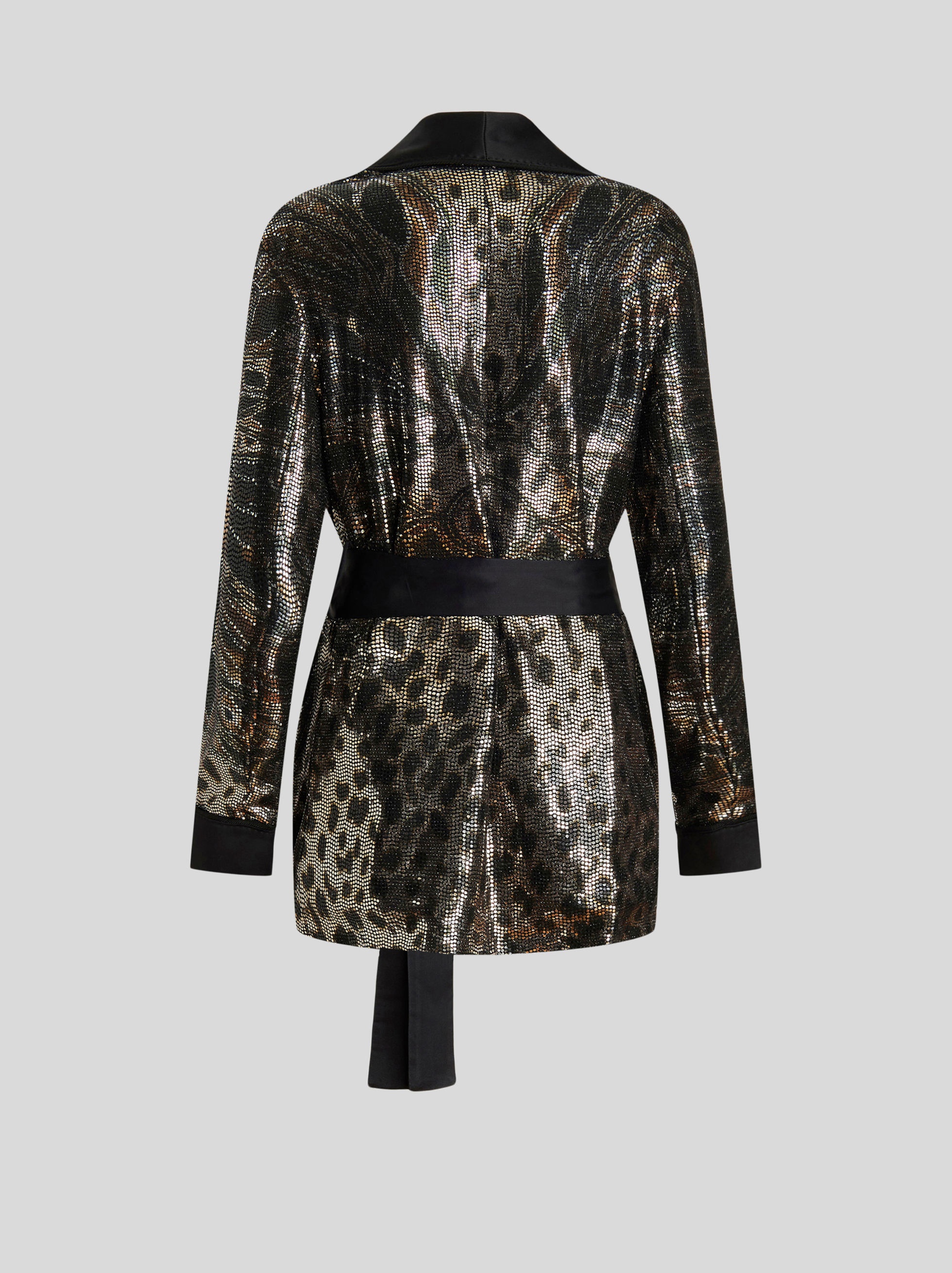 JACKET WITH MICRO PRINTED SEQUINS - 2