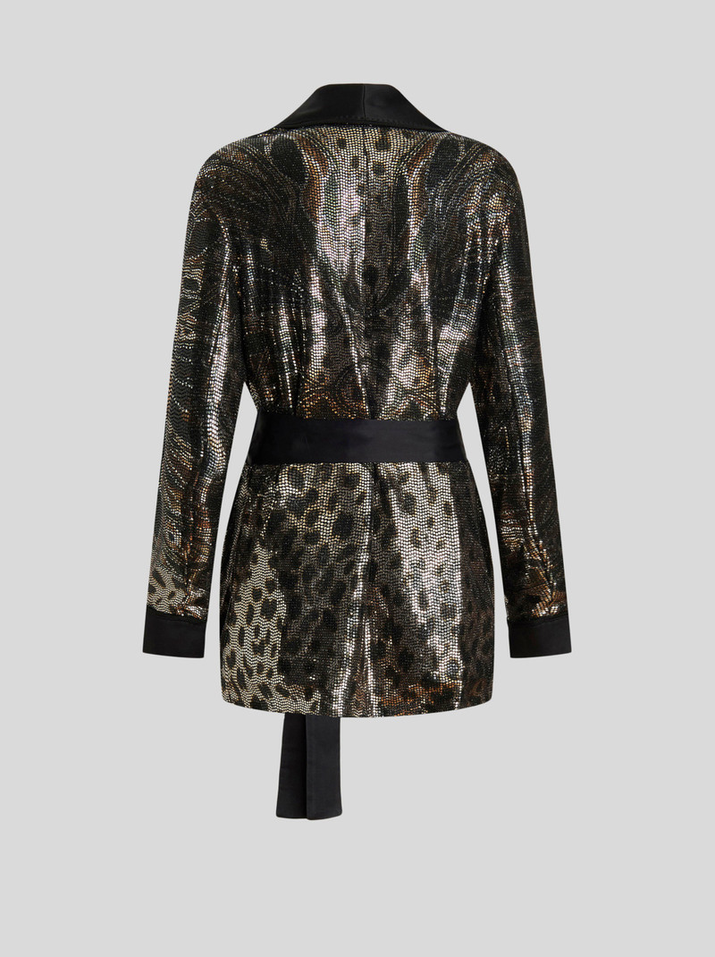 Etro JACKET WITH MICRO PRINTED SEQUINS outlook