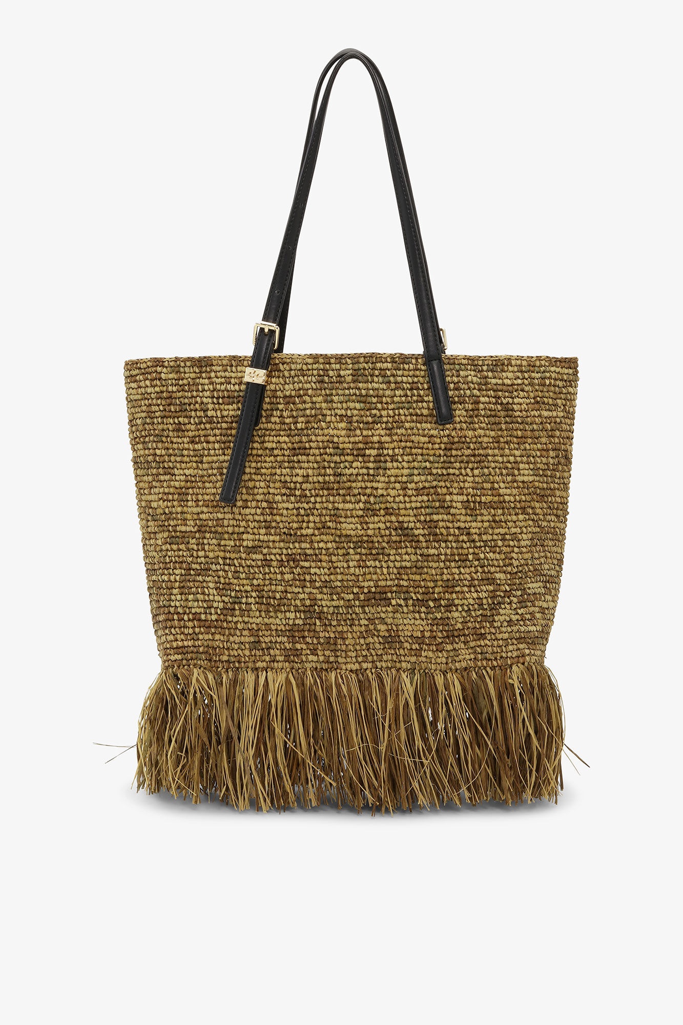 RAFFIA TOTE FRINGES BAG SMALL - 3