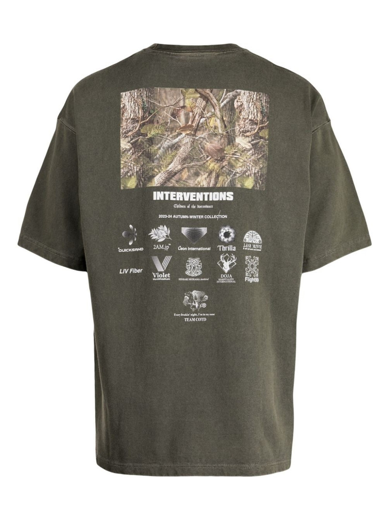 Children of the Discordance graphic-print cotton T-shirt outlook