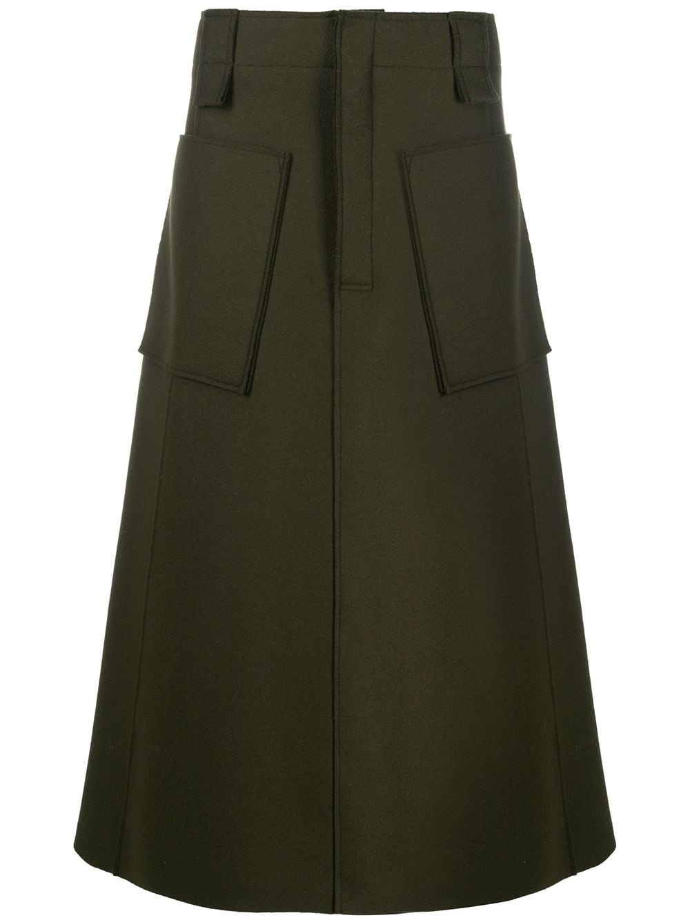 Conductor A-line midi skirt - 1