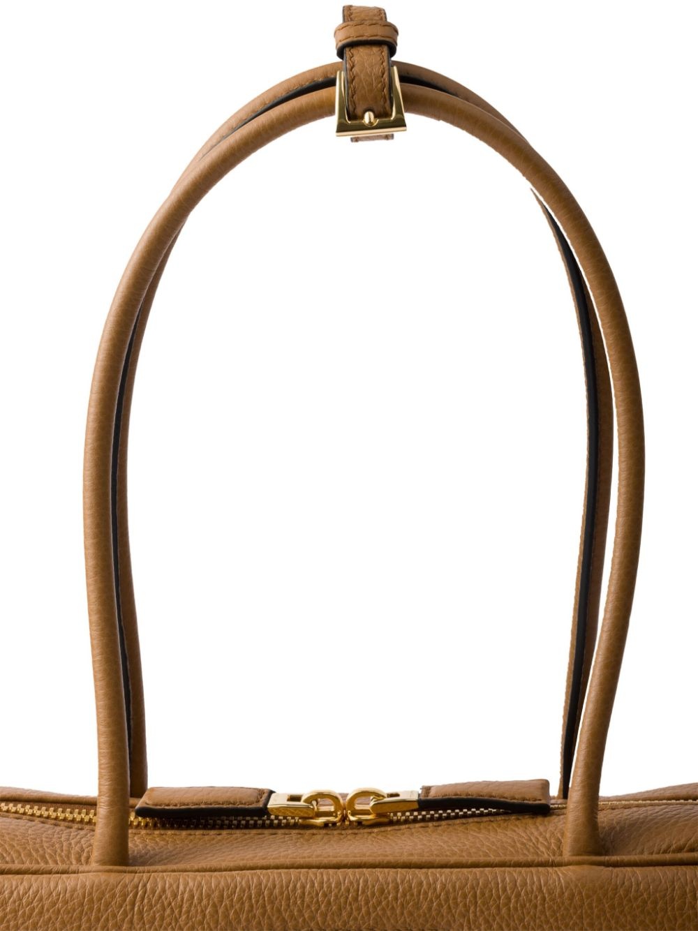 medium leather tote bag - 6
