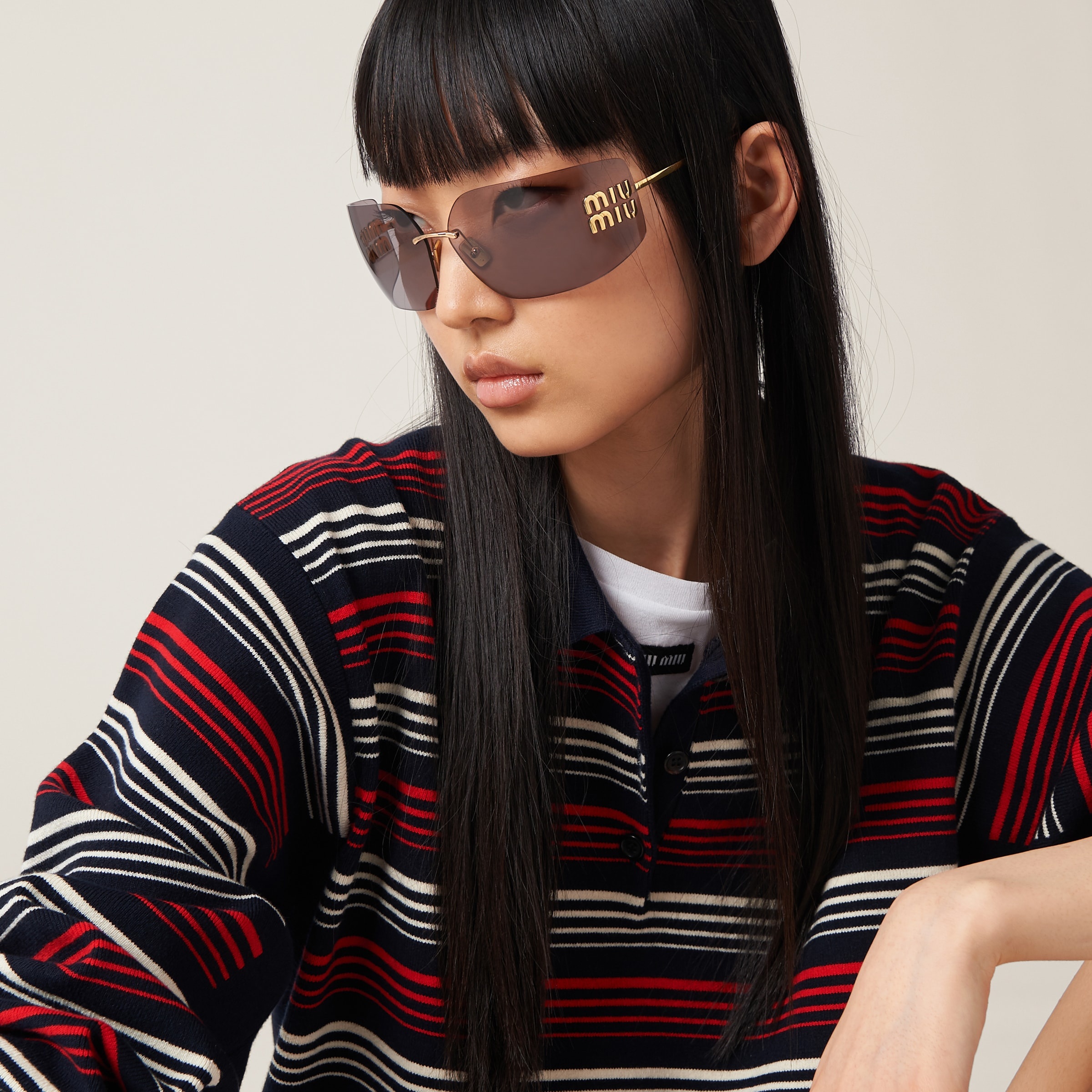 【MiuMiu】Miu Miu Runway sunglasses Miu Miu Miu Miu Runway sunglasses | REVERSIBLE