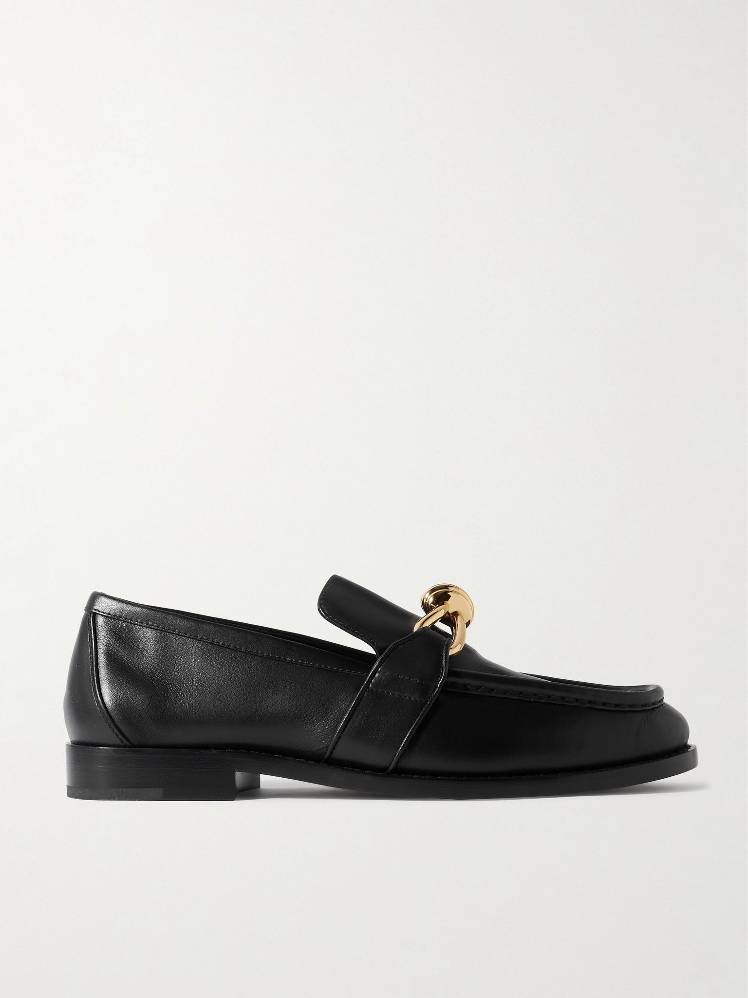 Astaire embellished leather loafers Black - 1
