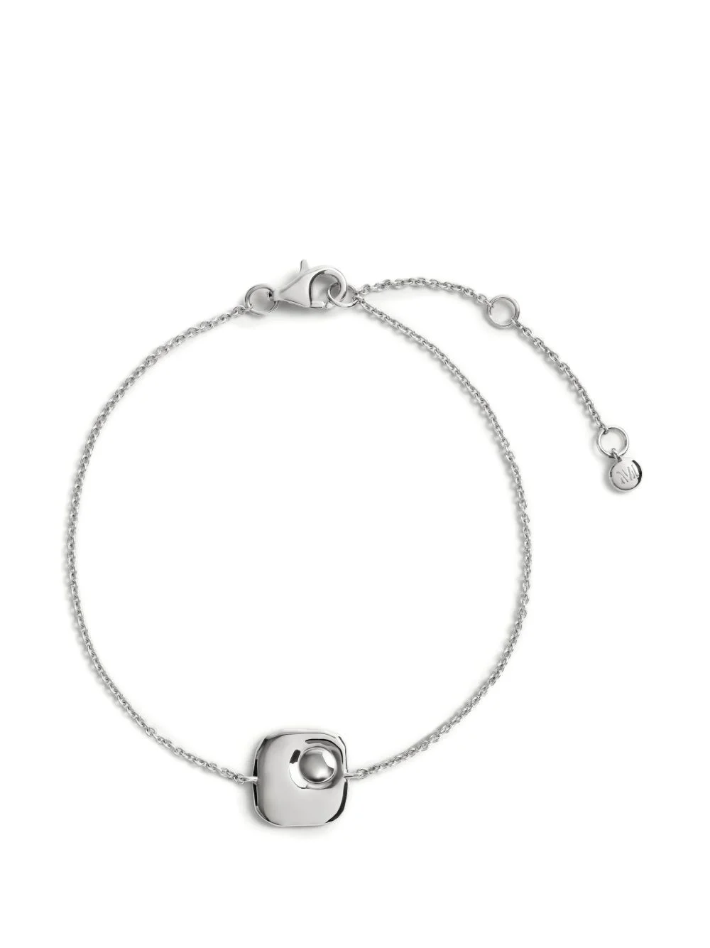square-pendant bracelet - 1