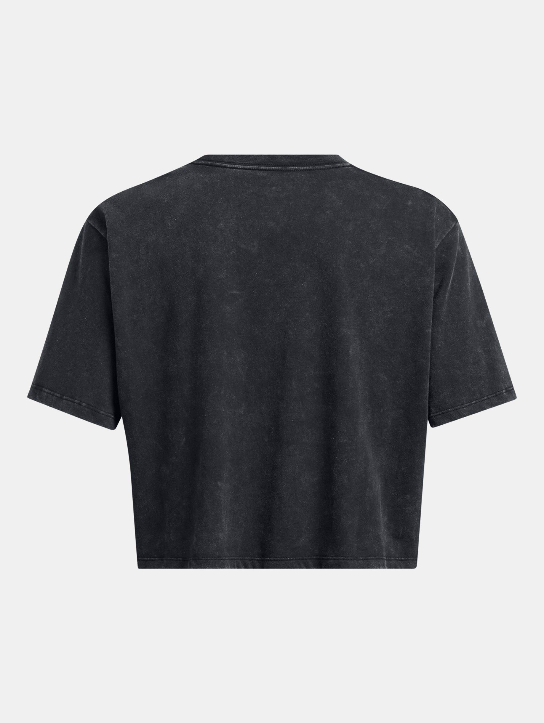 Women's UA Wash Logo Boxy Crop Short Sleeve - 3