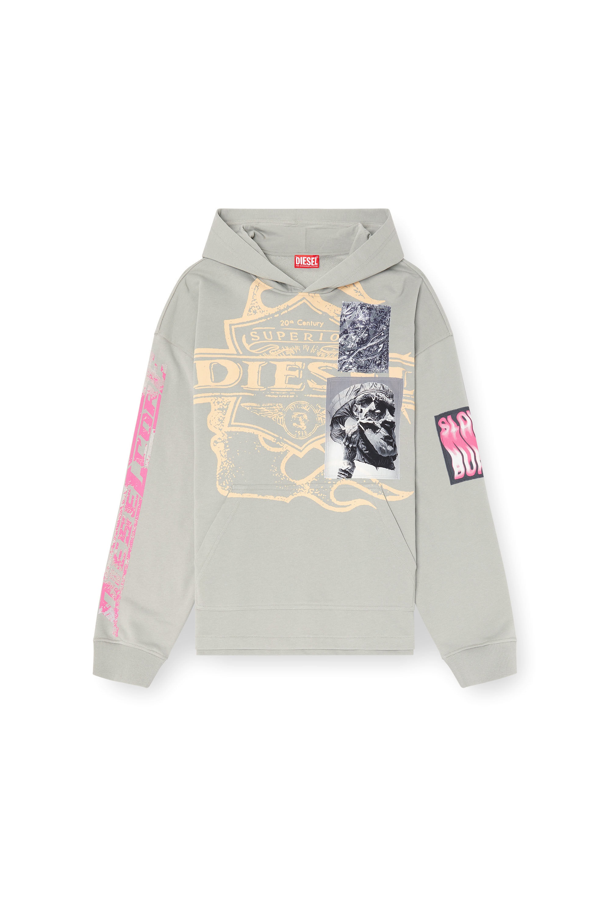 DIESEL★S-Baxt-R1 パーカー Diesel S-BAXT-HOOD-R1 | REVERSIBLE