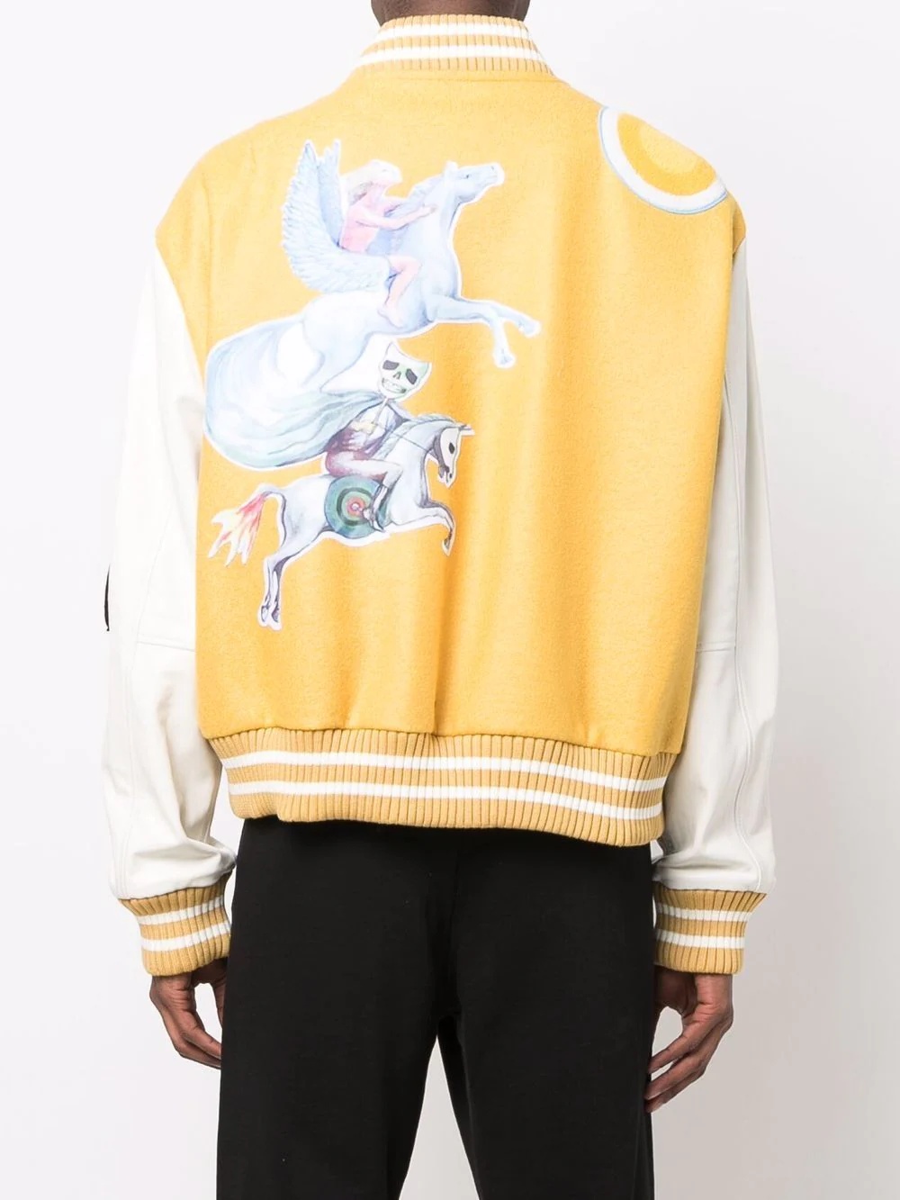 logo-detail bomber jacket - 4