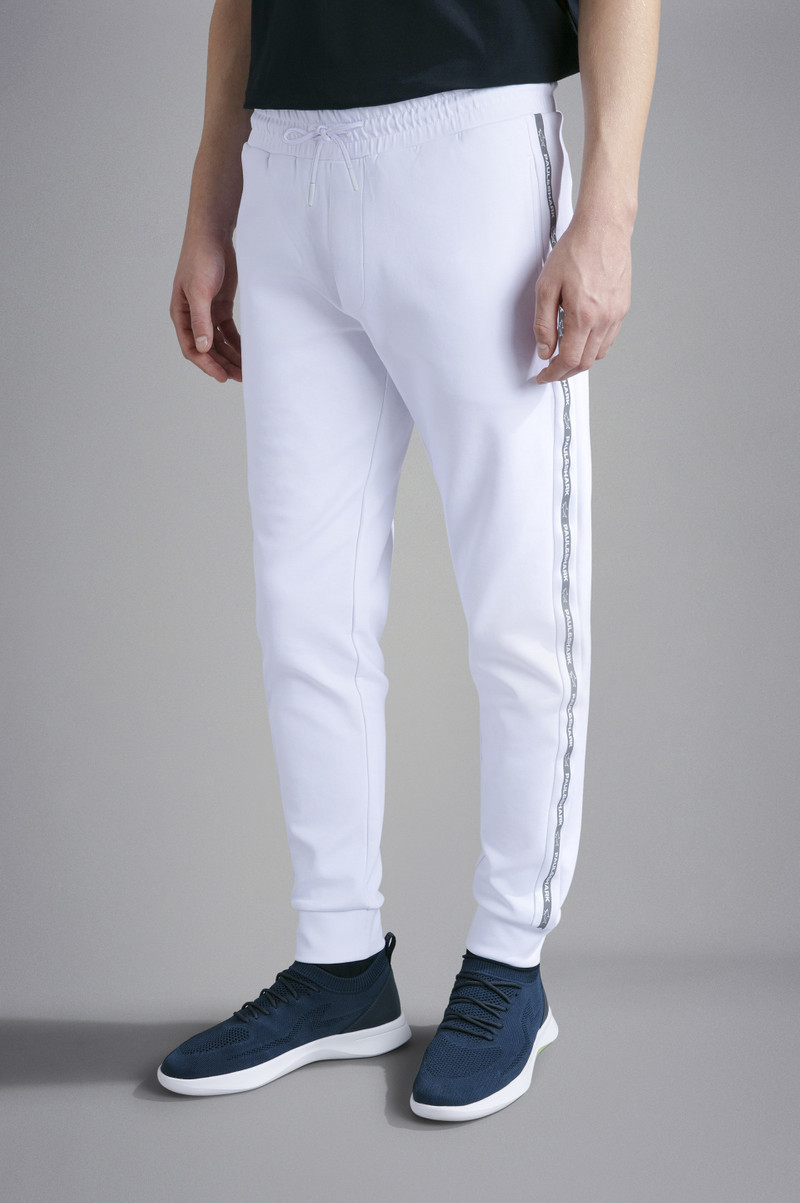 COTTON SPORTS TROUSERS WITH REFLEX PRINT 6