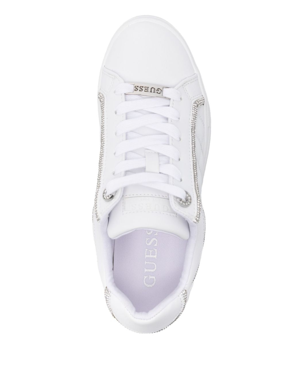 rhinestone-embellished sneakers - 4