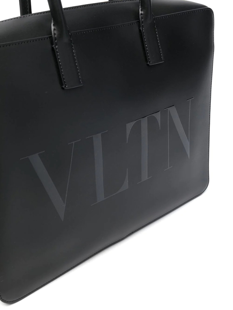 logo-print laptop bag 4