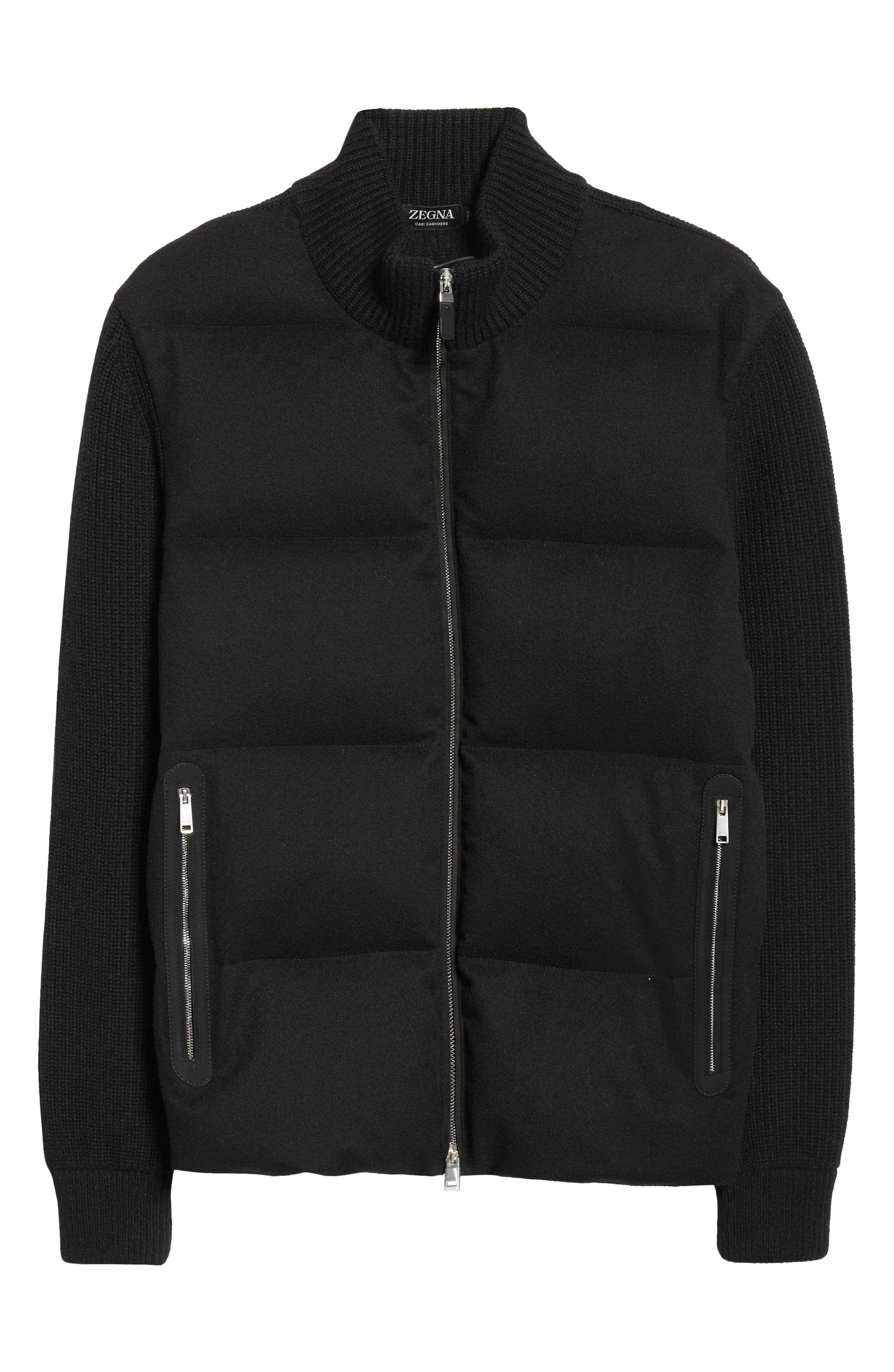 ZEGNA Oasi Cashmere Down Puffer Jacket in Black at Nordstrom - 4