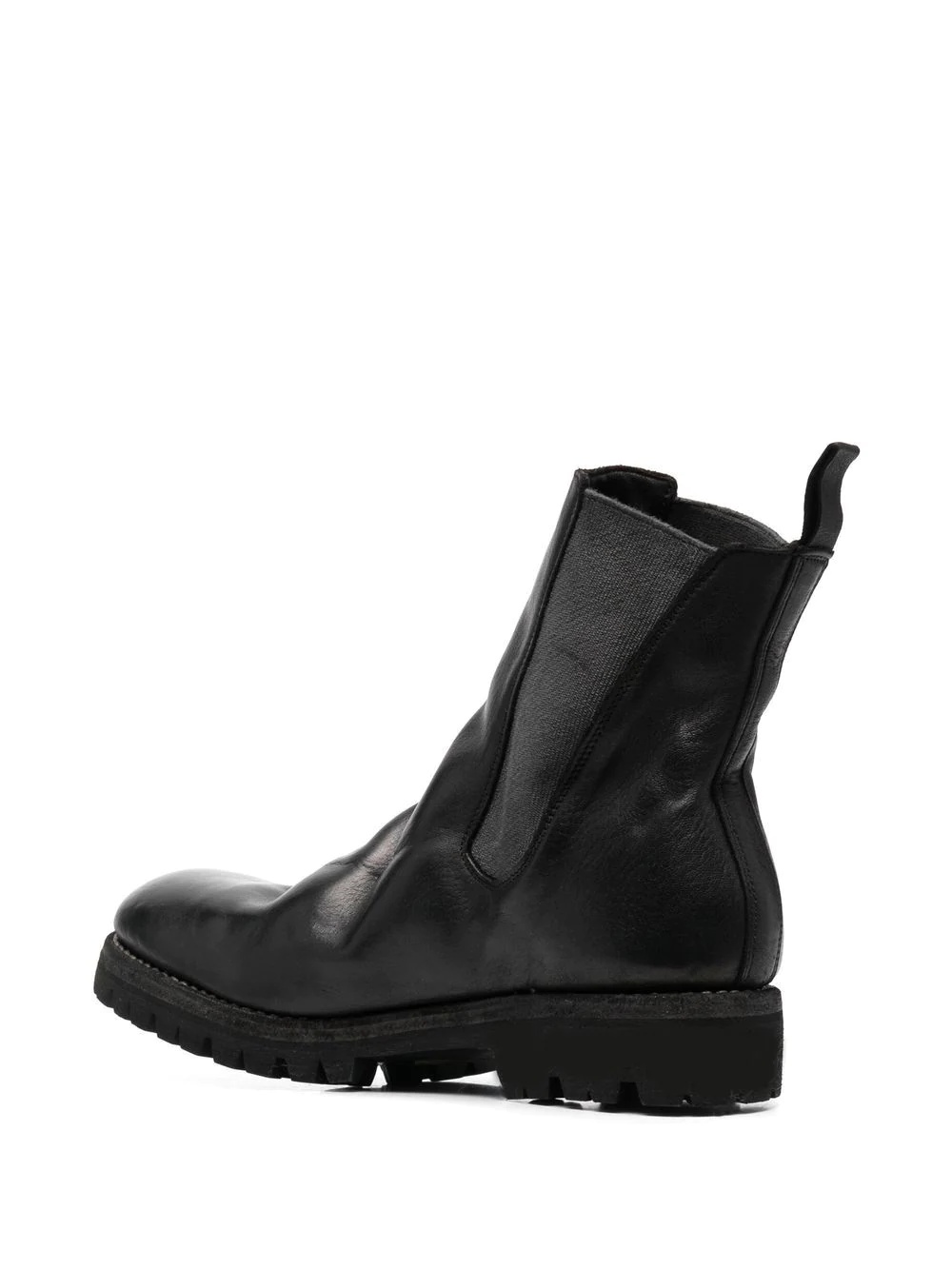 ridged leather Chelsea boots - 4
