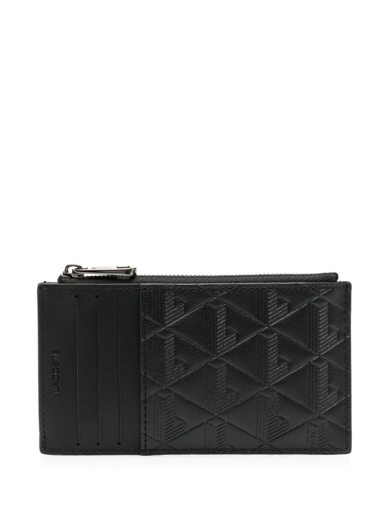 LACOSTE Nomogramme zipped cardholder outlook