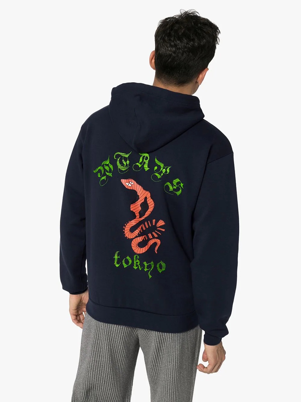 Tokyo logo print hoodie - 4