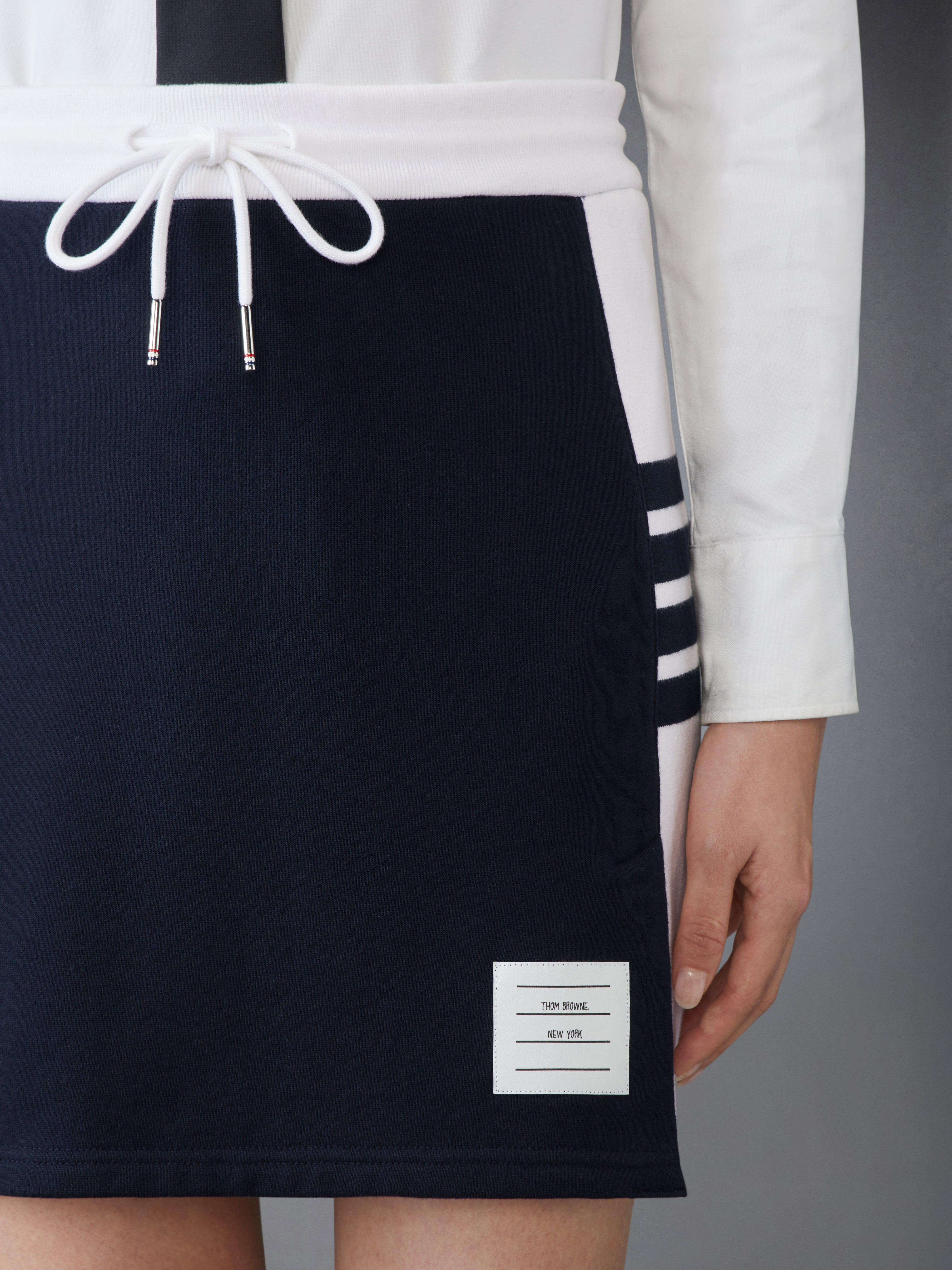 Classic 4-Bar Jersey Mini Skirt - 6