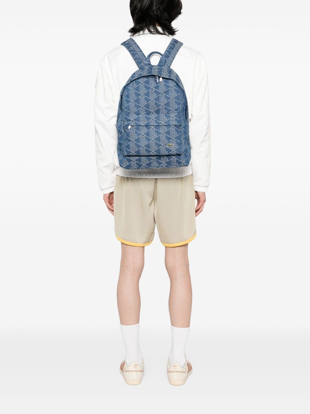 mono-jacquard backpack - 2